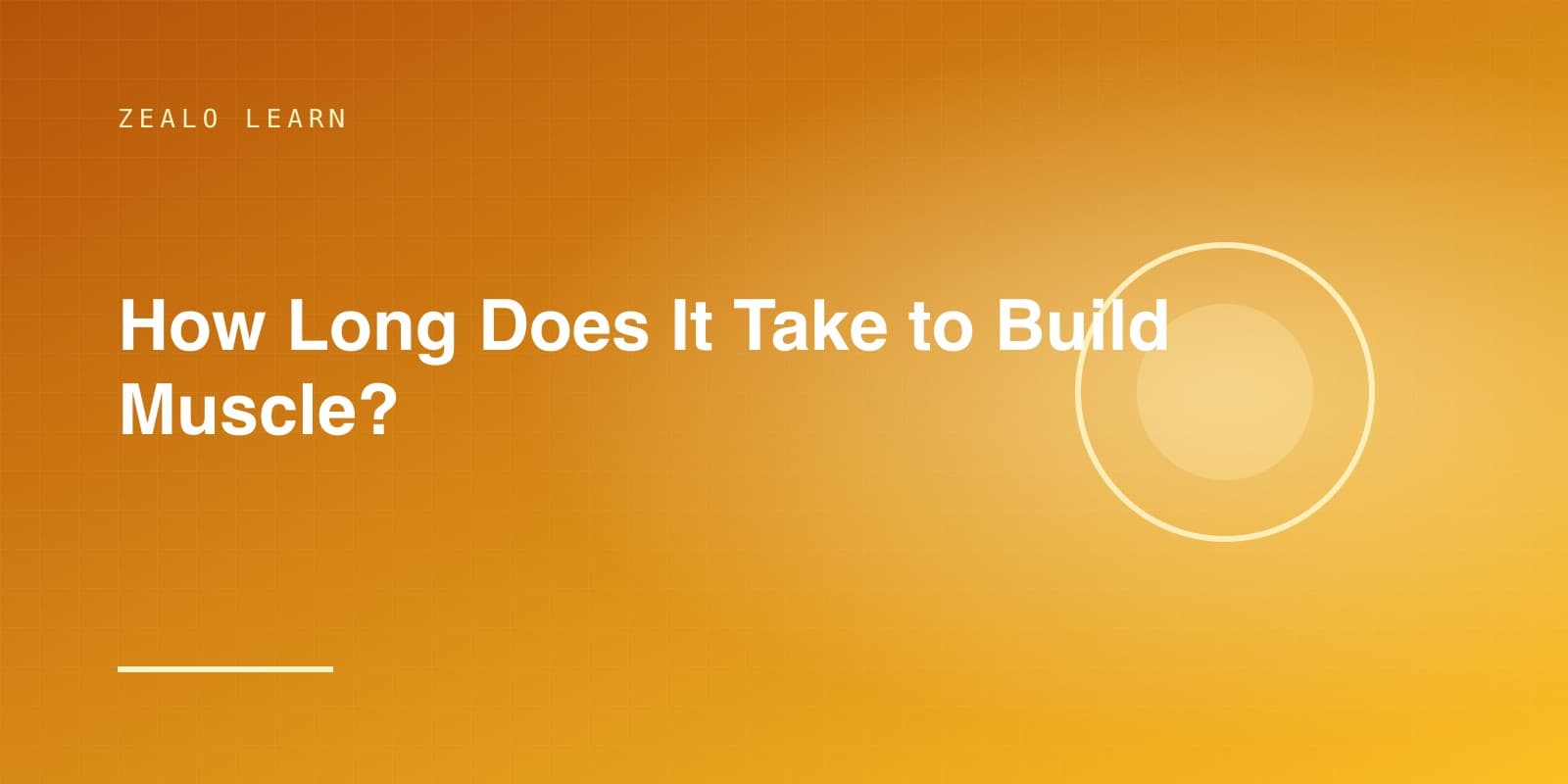 How Long Does It Take to Build Muscle?